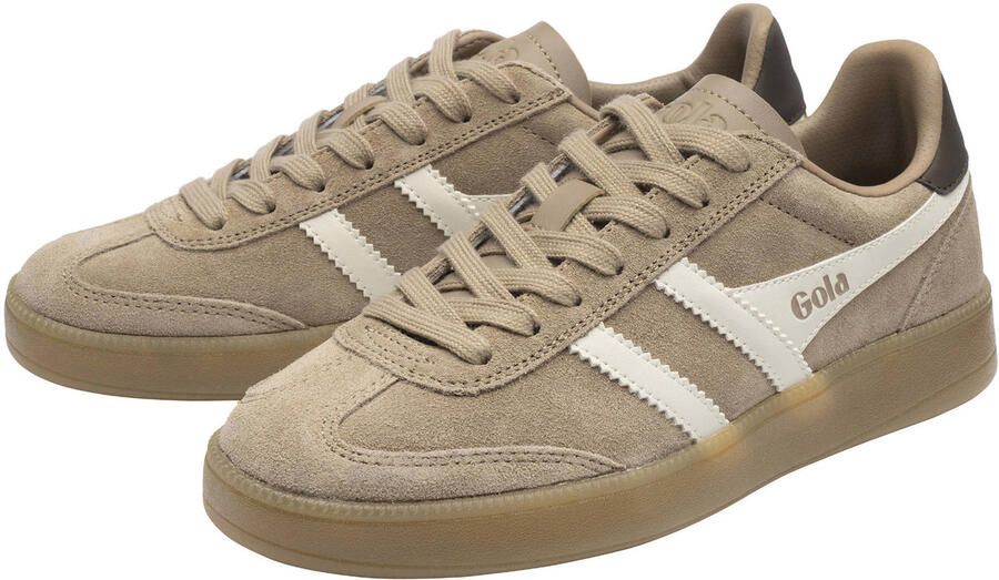 Gola Viper suède sneakers bruin ecru - Foto 3