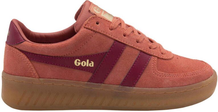 Gola Grandslam suède sneakers roze bordeaux