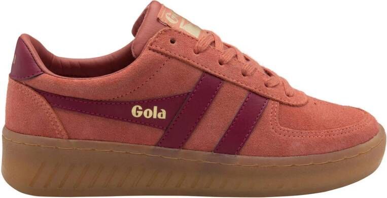 Gola Grandslam suède sneakers roze bordeaux