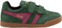 Gola Harrier Strap suède sneakers groen roze - Thumbnail 1