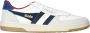 Gola Hawk leren sneakers wit blauw - Thumbnail 1