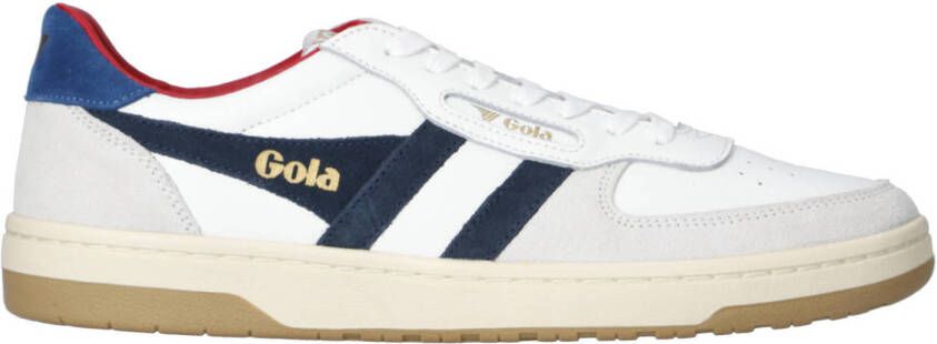 Gola Hawk leren sneakers wit blauw