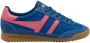 Gola Dames Sneaker Tornado Sapphire Fluo Pink BLAUW - Thumbnail 1