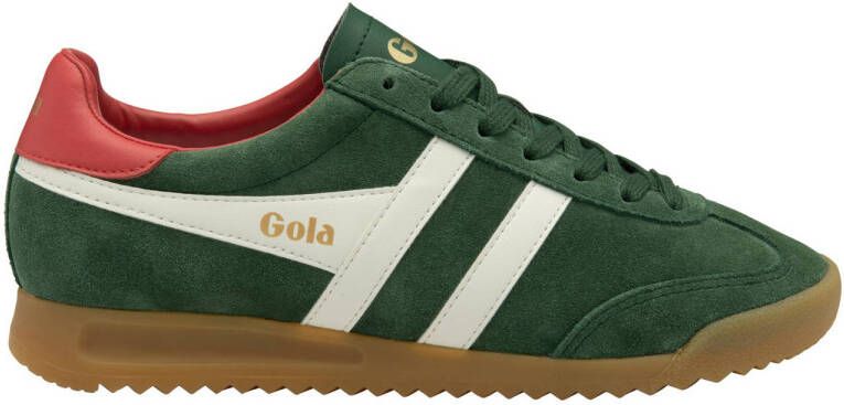 Gola Torpedo suède sneakers donkergroen