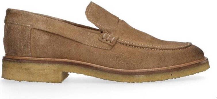 Goosecraft Chet suède loafers taupe