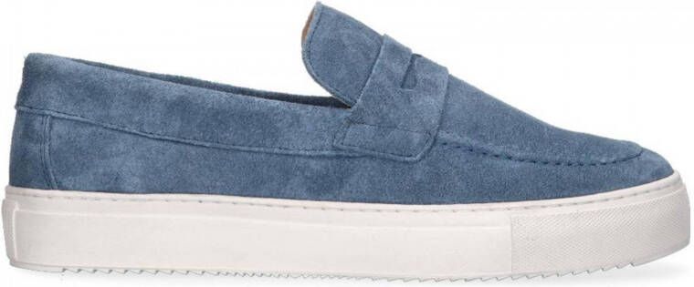 Goosecraft Christian suède loafers blauw