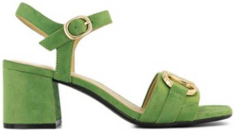 Graceland Groene sandalette sierketting