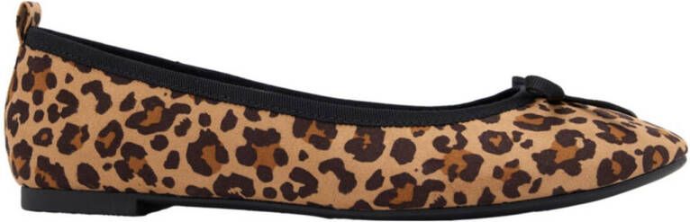 Graceland ballerina's met panterprint bruin
