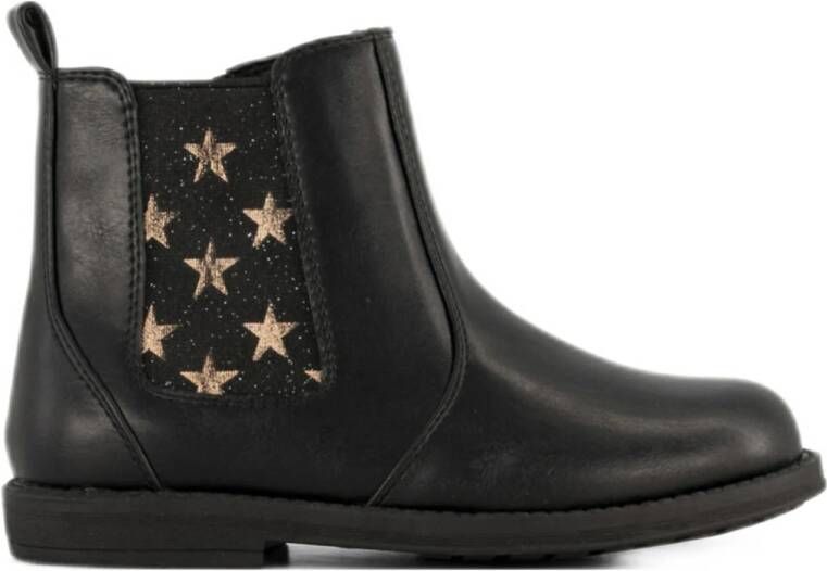 Graceland chelsea boots zwart goud