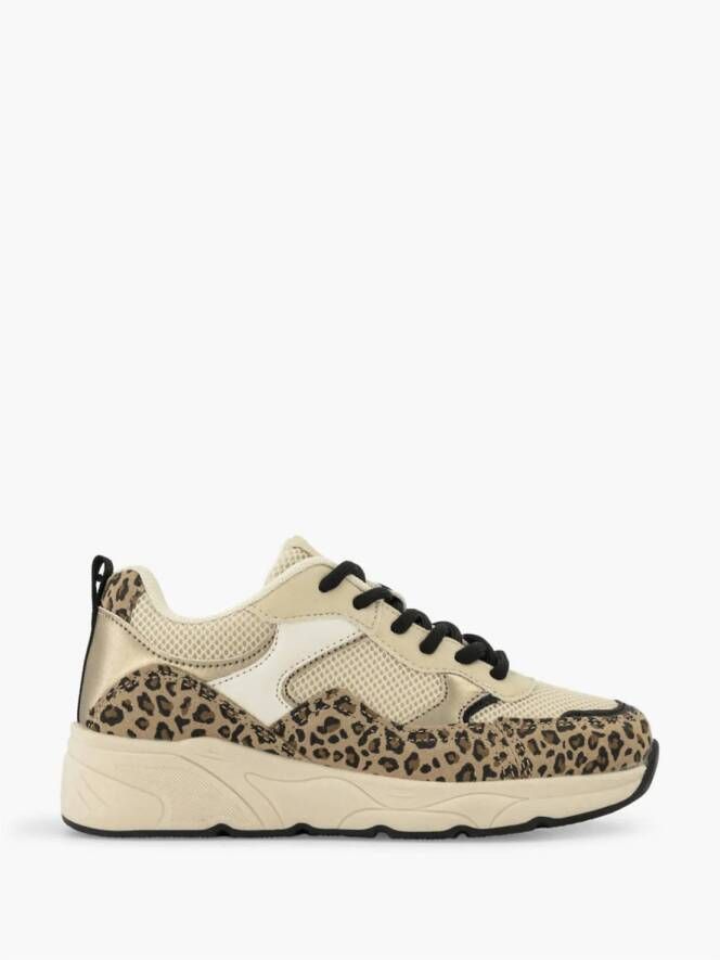 Graceland chunky sneakers beige panter