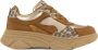 Graceland chunky sneakers cognac goud panter - Thumbnail 1