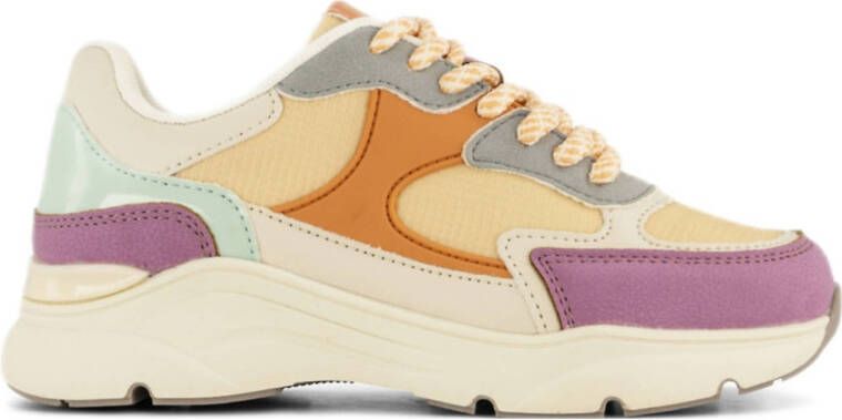 Graceland chunky sneakers geel paars