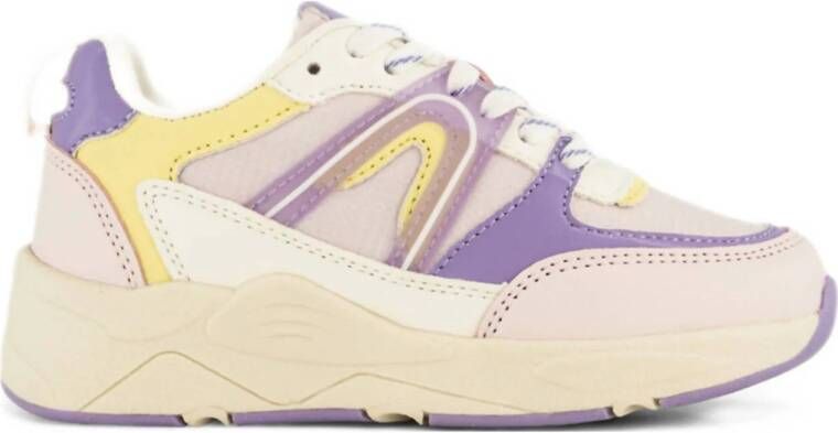Graceland chunky sneakers paars beige