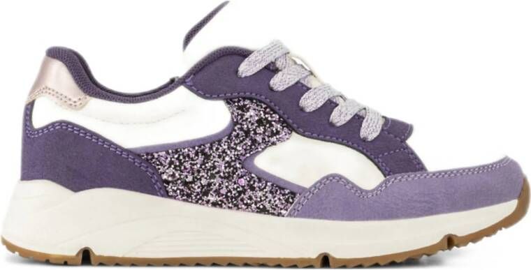 Graceland chunky sneakers paars wit