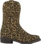 Graceland cowboylaarzen met panterprint beige zwart - Thumbnail 1