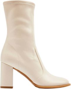 Graceland Beige enkellaars hak