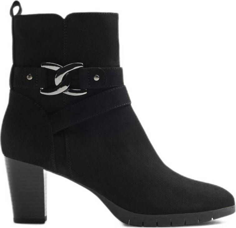 Graceland Zwarte enkellaars sierketting