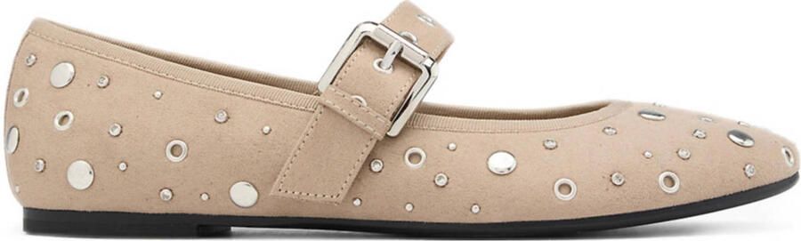 Graceland ballerina's met studs beige