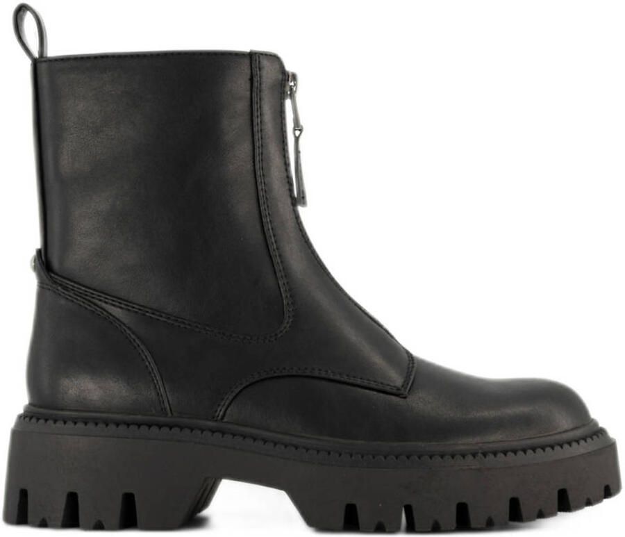 Graceland chunky enkelboots zwart
