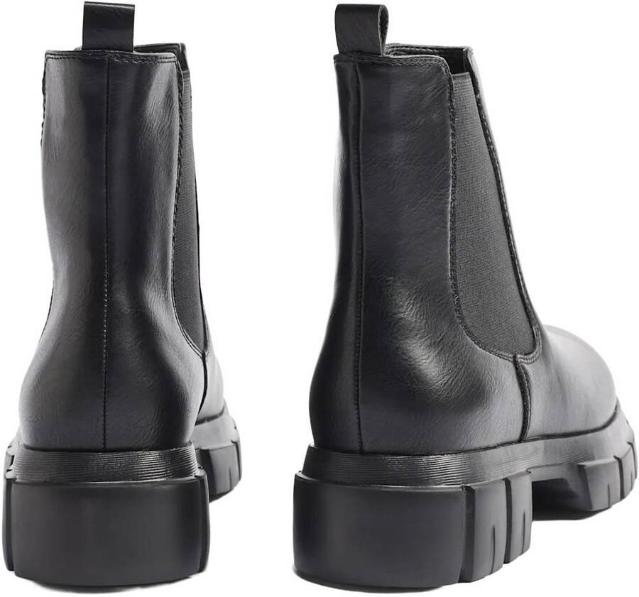 Graceland chunky imitatieleren chelsea boots zwart - Foto 2