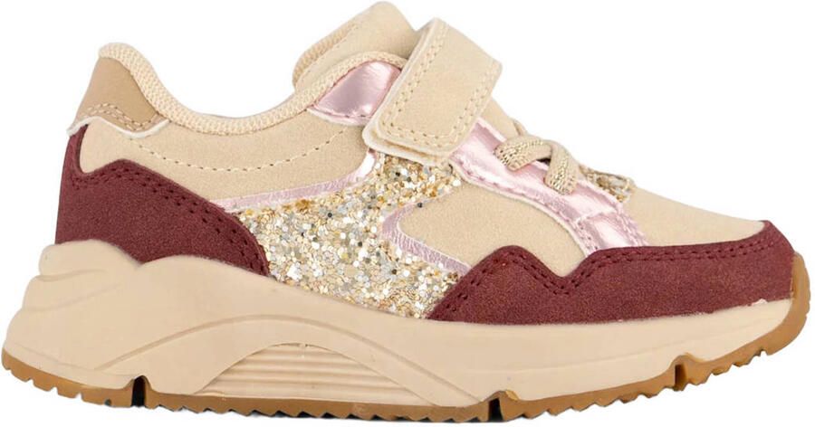 Graceland chunky imitatieleren sneakers beige