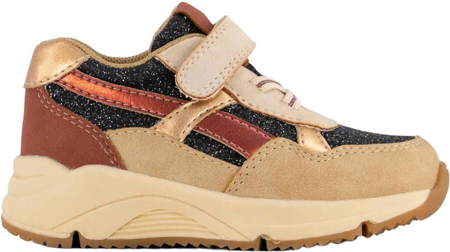 Graceland chunky imitatieleren sneakers beige