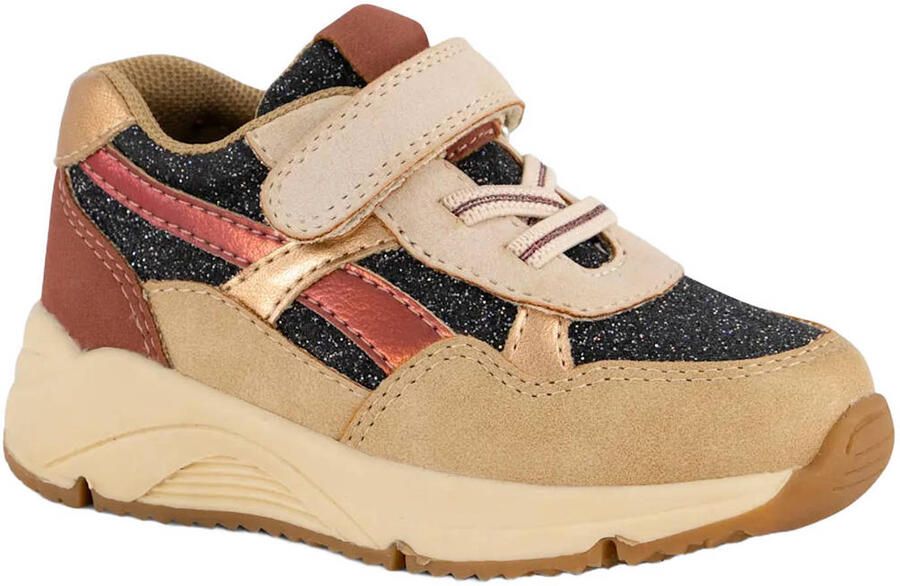 Graceland chunky imitatieleren sneakers beige - Foto 3