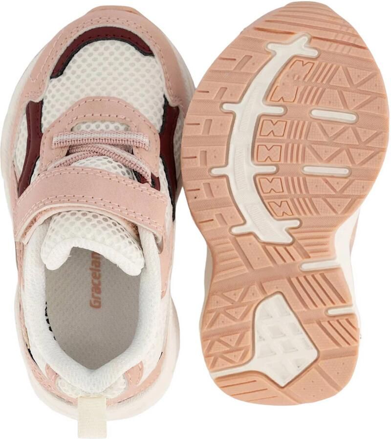 Graceland chunky imitatieleren sneakers roze - Foto 2