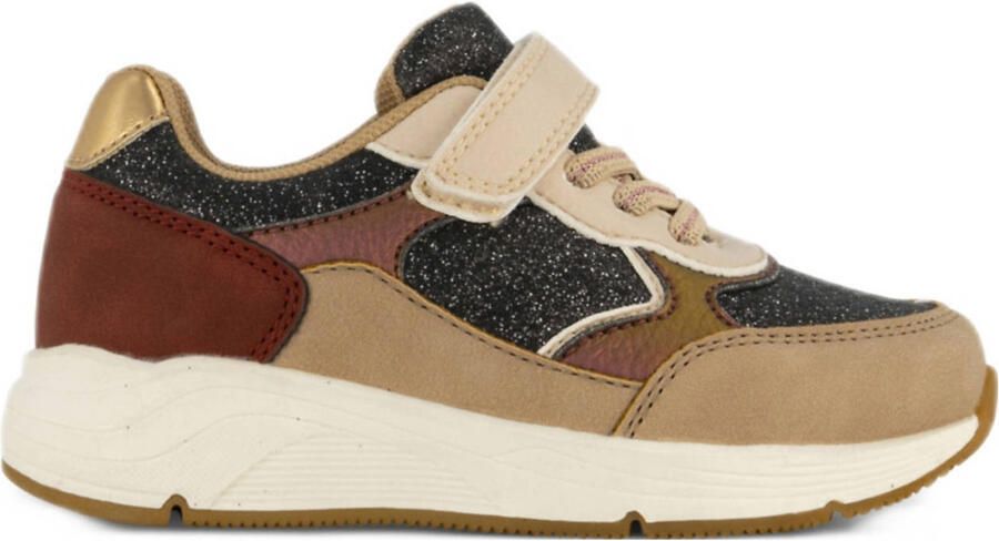 Graceland chunky sneakers beige donkerrood zwart - Foto 2