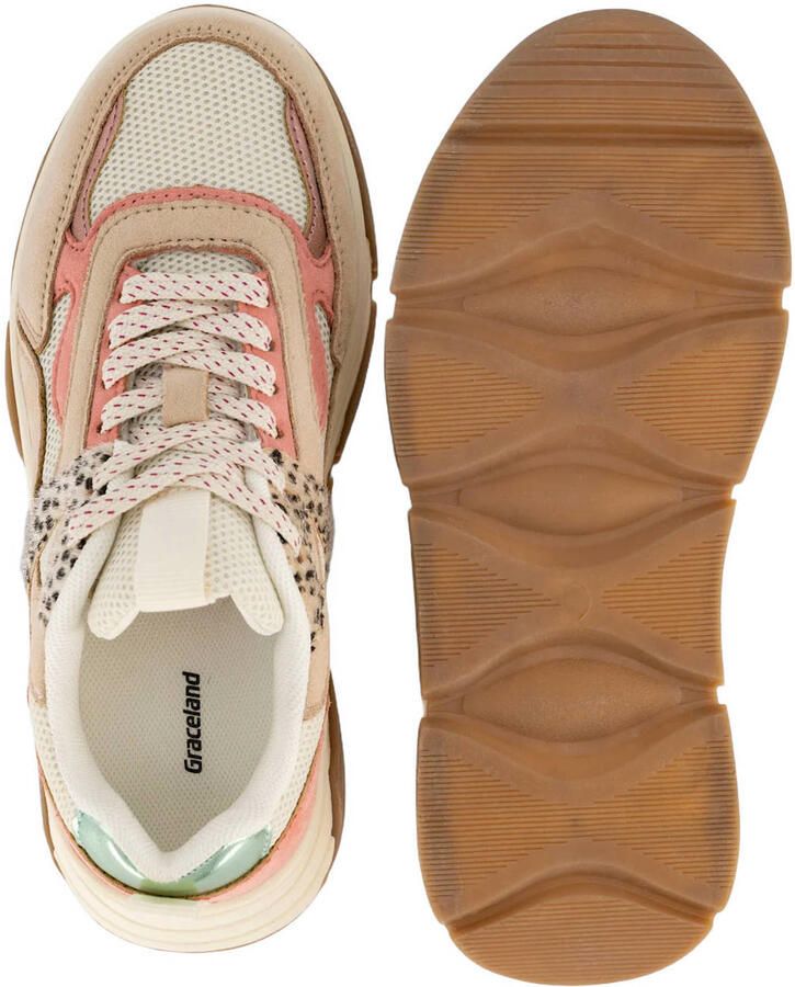 Graceland chunky sneakers beige multi - Foto 2