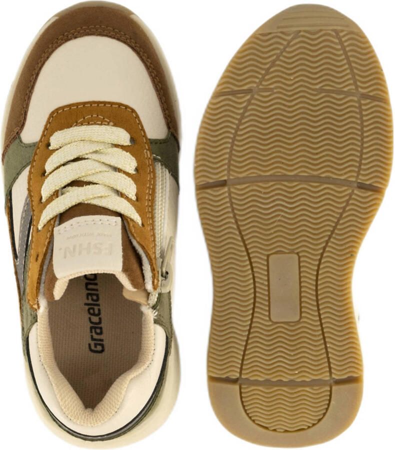 Graceland chunky sneakers beige oker groen - Foto 2
