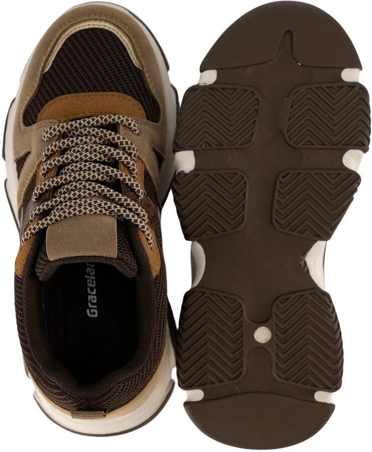 Graceland chunky sneakers bruin - Foto 2