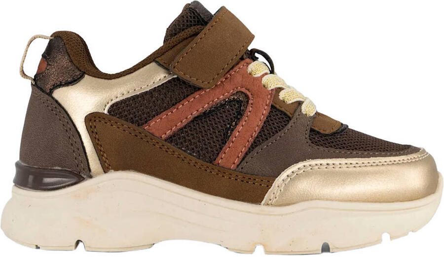 Graceland chunky sneakers bruin goud