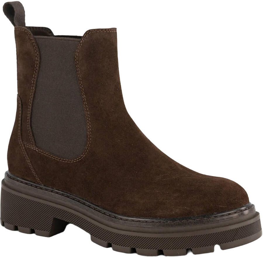 Graceland chunky suède chelsea boots bruin - Foto 2
