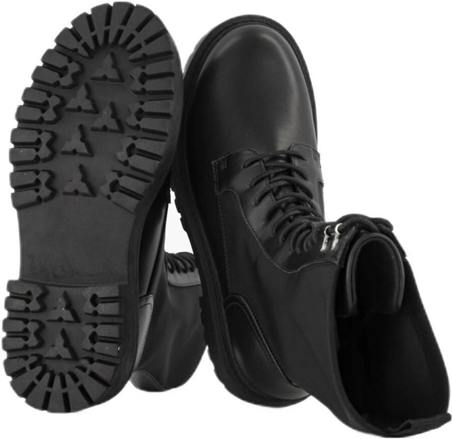 Graceland chunky veterboots zwart - Foto 2