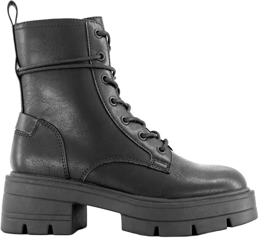 Graceland chunky veterboots zwart