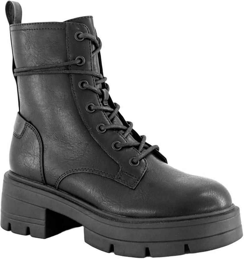 Graceland chunky veterboots zwart - Foto 2