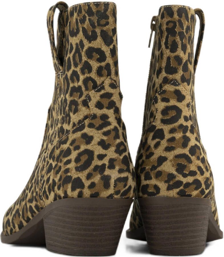Graceland cowboylaarzen met panterprint beige zwart - Foto 2