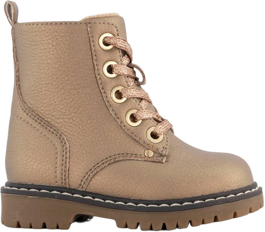 Graceland enkelboots met profielzool beige