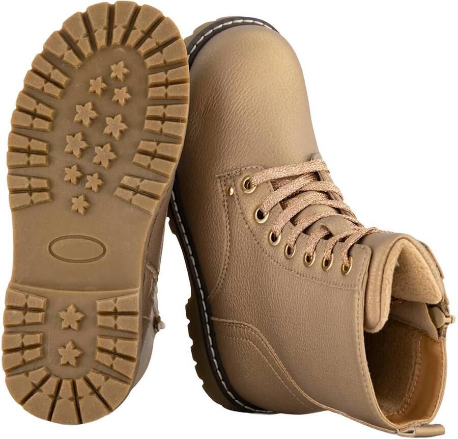 Graceland enkelboots met profielzool camel - Foto 2