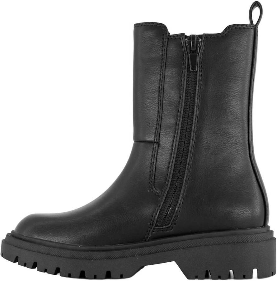 Graceland enkelboots met profielzool zwart