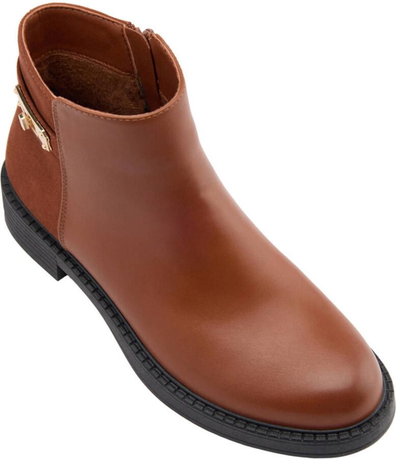 Graceland enkellaarzen cognac - Foto 2