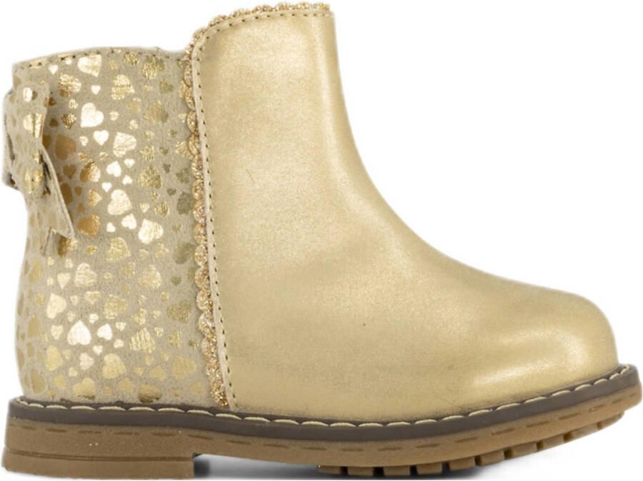 Graceland enkellaarzen goud