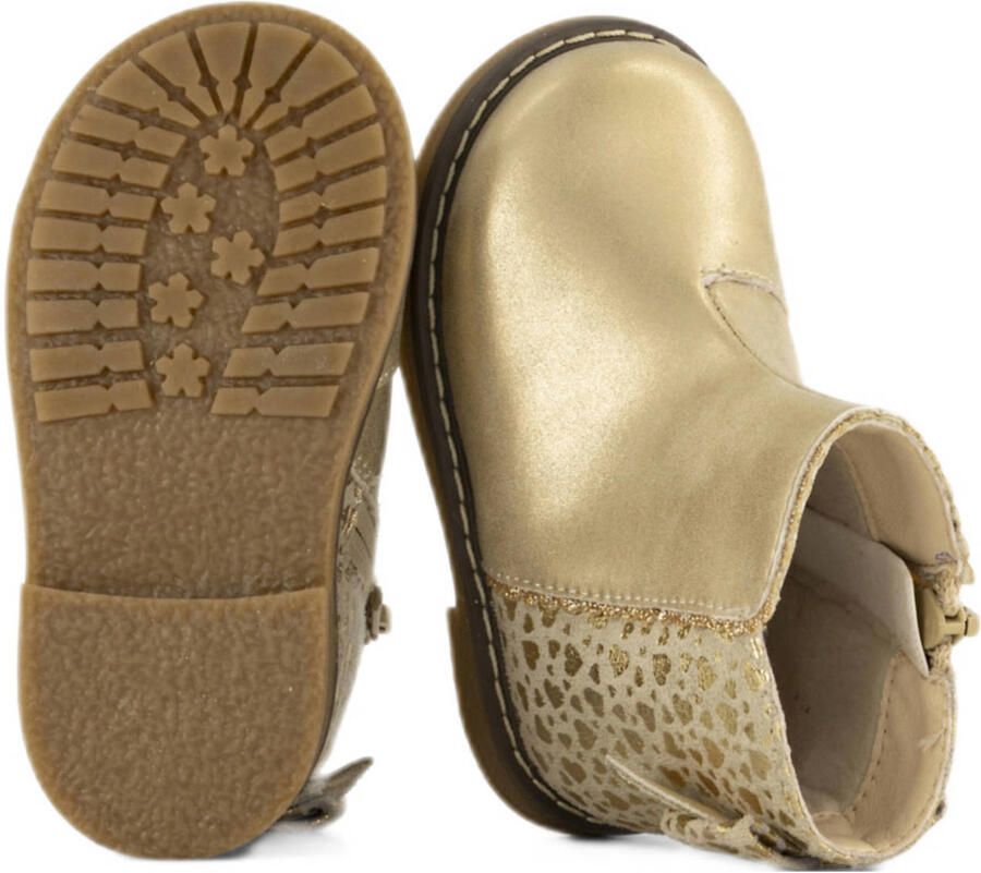 Graceland enkellaarzen goud