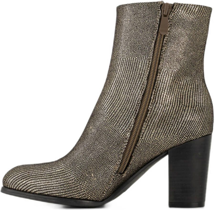 Graceland enkellaarzen goud zwart - Foto 2