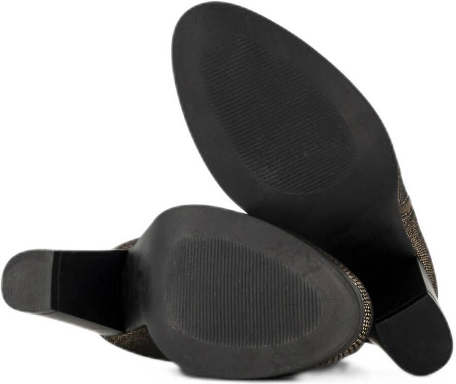 Graceland enkellaarzen goud zwart - Foto 3