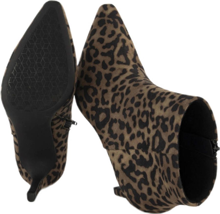 Graceland enkellaarzen met panterprint beige zwart - Foto 2