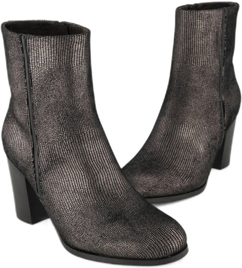 Graceland enkellaarzen zilver zwart - Foto 2