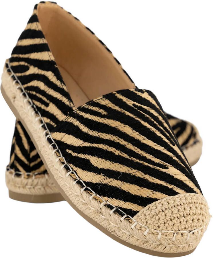 Graceland Espadrille beige zwart - Foto 2