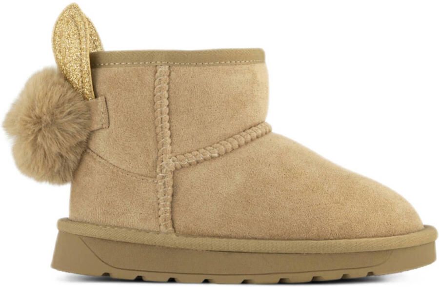 Graceland gevoerde enkelboots beige
